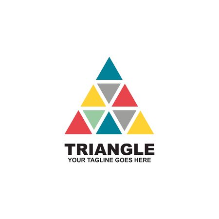 Triangle logo design inspiration vector templateのイラスト素材