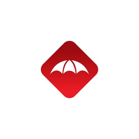 Umbrella logo design inspiration vector templateのイラスト素材