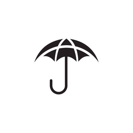Umbrella logo design inspiration vector templateのイラスト素材