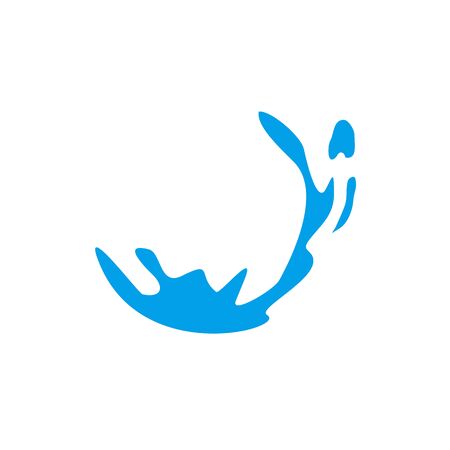 Water drop icon logo design inspiration vector templateのイラスト素材