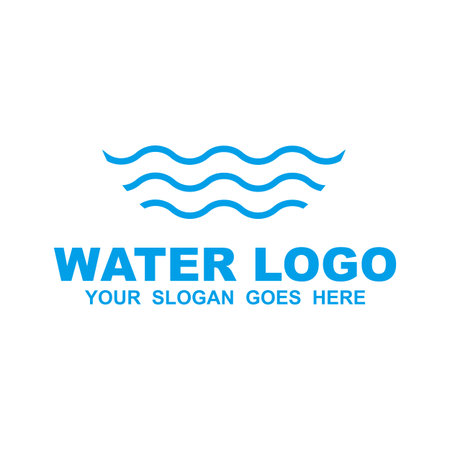 Water drop icon logo design inspiration vector templateのイラスト素材