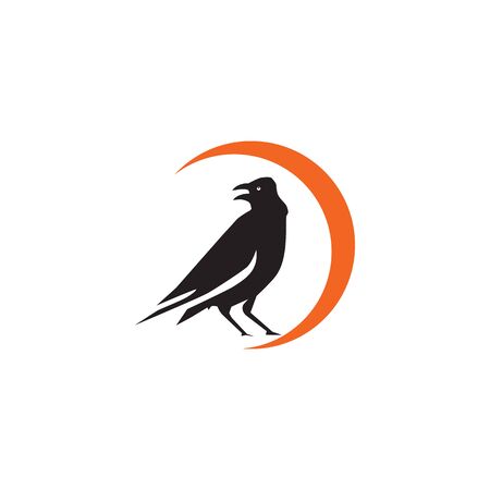 Bird icon logo design inspiration vector illustration with isolated background templateのイラスト素材