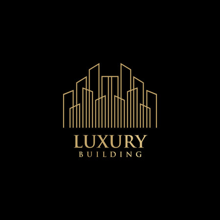 Building logo design inspiration vector templateのイラスト素材