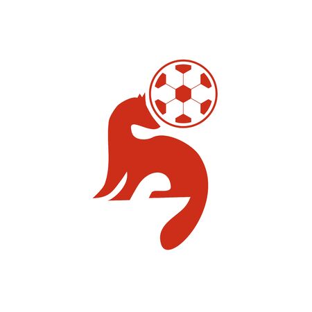 Fox logo design inspiration icon vector templateのイラスト素材