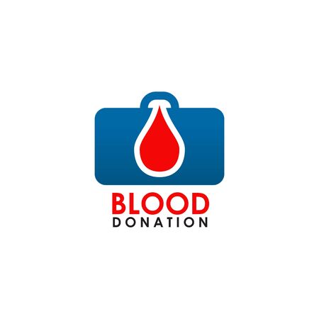 Blood icon logo design inspiration vector templateのイラスト素材