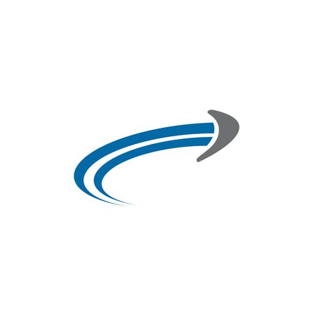 Boomerang weapon icon logo design inspiration vector templateのイラスト素材