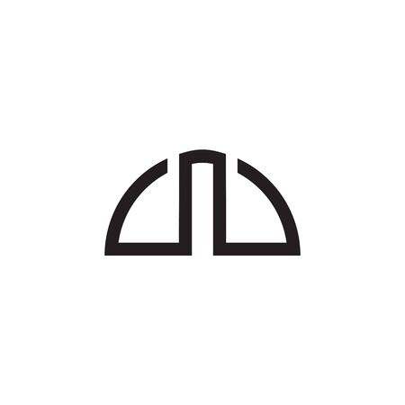 W letter initial icon logo design vector illustration templateのイラスト素材