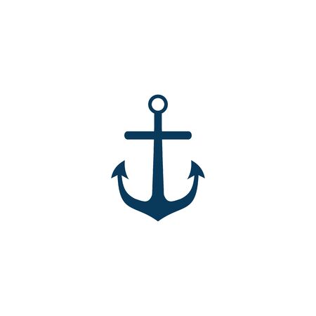 Anchor logo icon design inspiration vector templateのイラスト素材