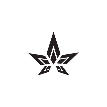 Cannabis hemp leaf logo icon design vector illustration templateのイラスト素材