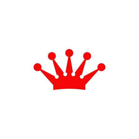 Crown of king logo design vector illustration templateのイラスト素材