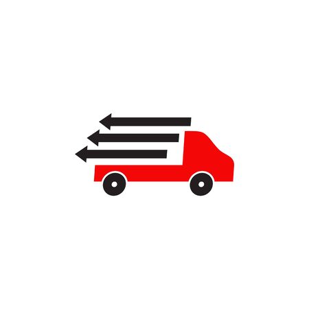 Delivery car logo design inspiration vector templateのイラスト素材