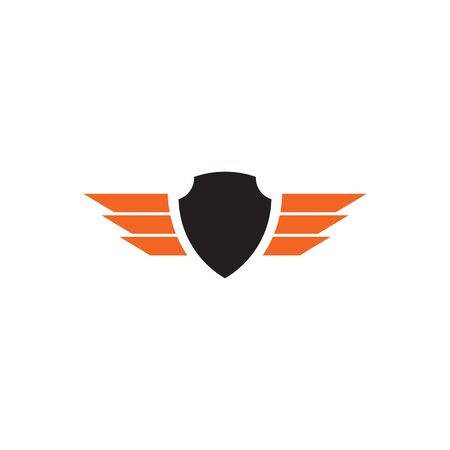 Wings logo design inspiration vector template with isolated backgroundのイラスト素材