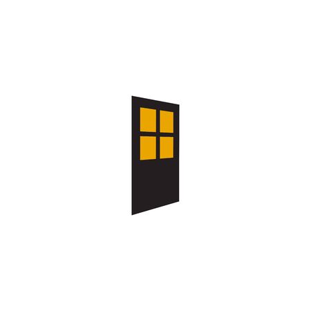 Door logo design vector illustration templateのイラスト素材