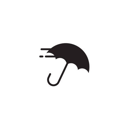 Umbrella icon logo design vector templateのイラスト素材