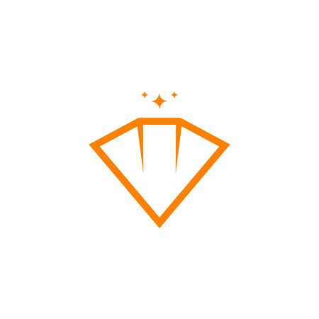 Diamond logo icon design inspiration vector illustrationのイラスト素材