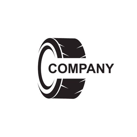 Tyre icon logo design inspiration vector templateのイラスト素材