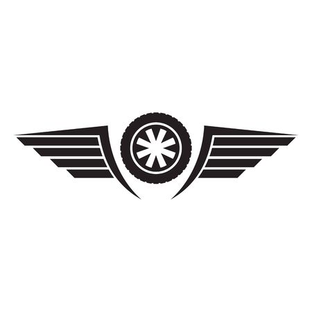 Tyre icon logo design inspiration vector templateのイラスト素材