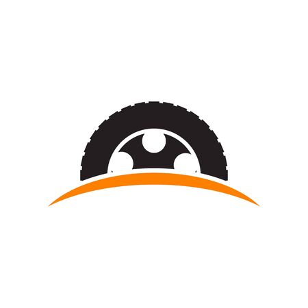Tyre icon logo design inspiration vector templateのイラスト素材