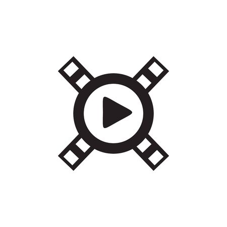 Film or movie maker company logo design inspiration vector templateのイラスト素材