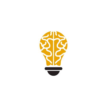 Electric lamp icon logo design inspiration vector templateのイラスト素材