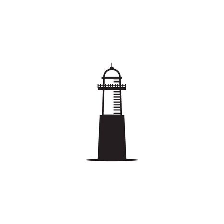 Lighthouse building monitoring icon logo design inspiration vector illustration templateのイラスト素材