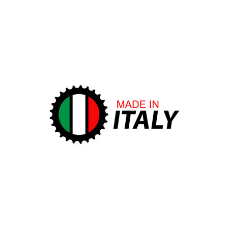 Emblem label of made in Italy vector illustration template designのイラスト素材