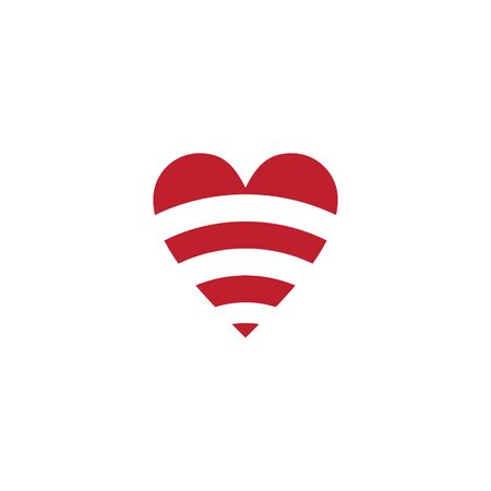 Love icon symbol logo design inspiration vector illustration templateのイラスト素材