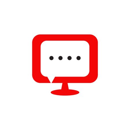 TV channel program icon logo design inspiration vector templateのイラスト素材