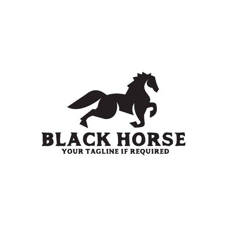 Horse icon logo design inspiration vector templateのイラスト素材