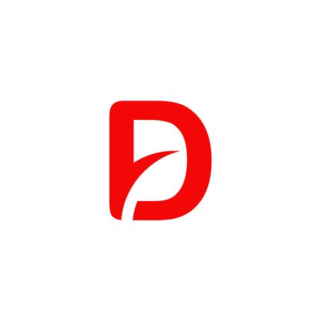 Letter D icon designのイラスト素材
