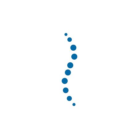 template logo design for chiropractic clinicのイラスト素材