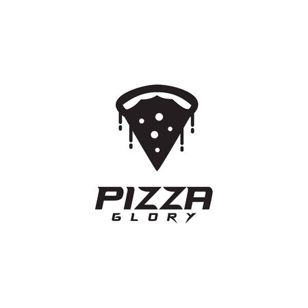 Pizza restaurant logo icon design vector templateのイラスト素材