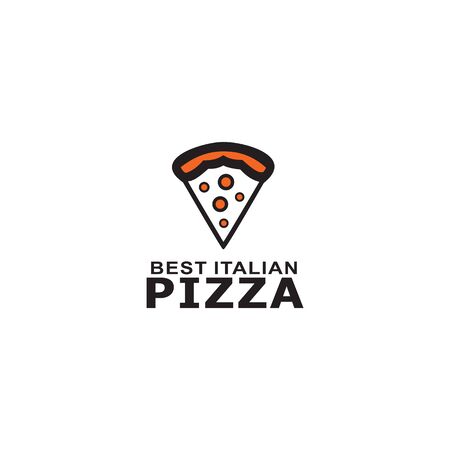 Pizza restaurant logo icon design vector templateのイラスト素材