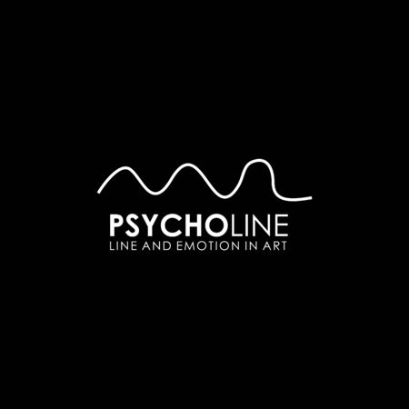 Psycholine logo design  illustration vector templateのイラスト素材