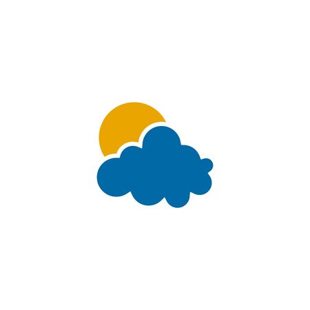 Sun logo icon design vector illustration templateのイラスト素材