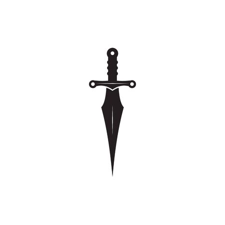 Sword logo icon design vector illustration templateのイラスト素材