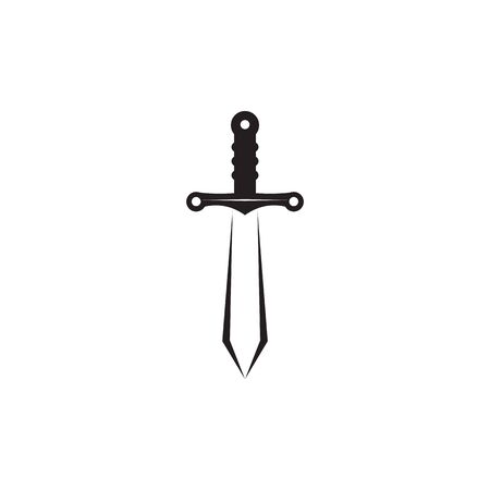 Sword logo icon design vector illustration templateのイラスト素材