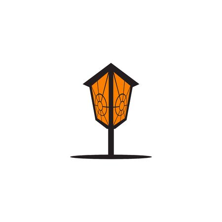 Lantern icon logo design vector template illustrationのイラスト素材