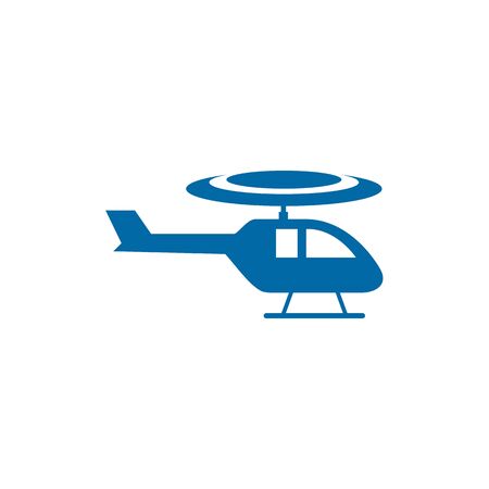 Helicopter icon logo design vector illustration templateのイラスト素材