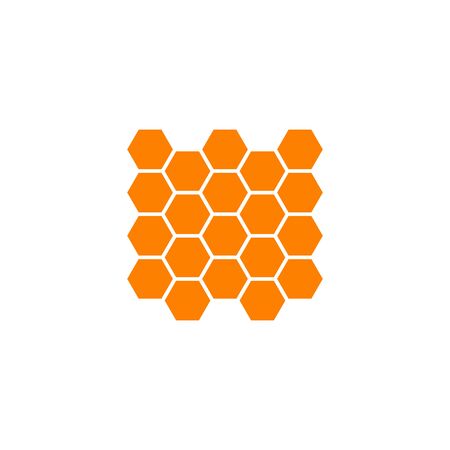 Honeycomb icon logo design vector illustration templateのイラスト素材