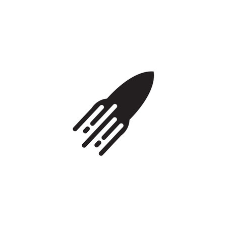 Rocket icon logo design vector illustration templateのイラスト素材