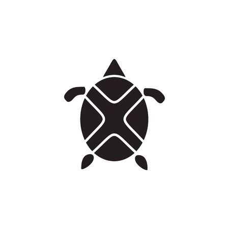 Turtle animal logo icon design vector templateのイラスト素材