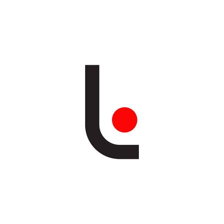 L letter initial icon logo design vector templateのイラスト素材