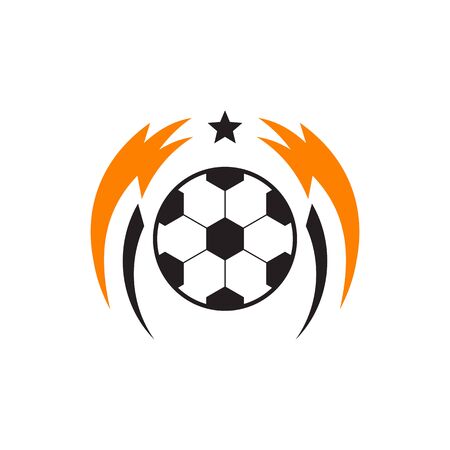 Football  design vector icon templateのイラスト素材