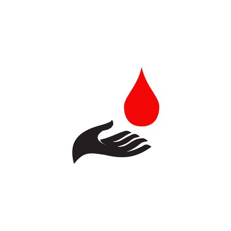 Blood droop icon  design vector templateのイラスト素材