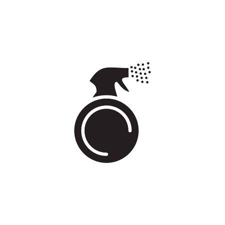 Hand sprayer icon logo design vector templateのイラスト素材