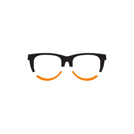 Eye glasses optic logo design vector templateのイラスト素材