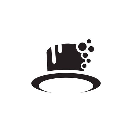 Magic hat logo icon design vector templateのイラスト素材