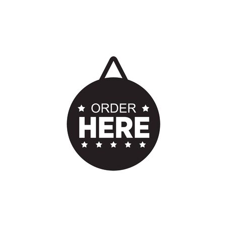 Order sign logo design vector templateのイラスト素材