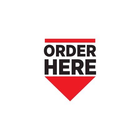 Order sign logo design vector templateのイラスト素材